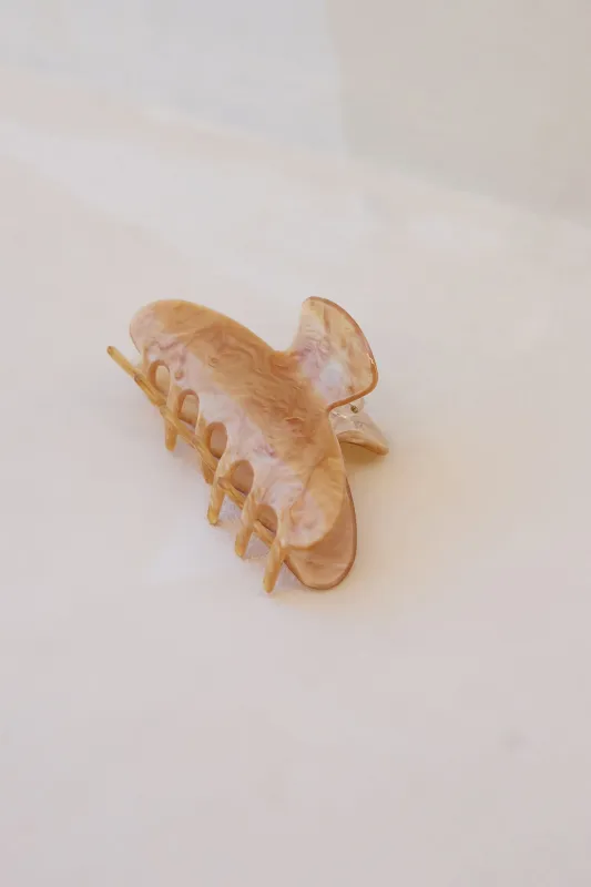 Sea Salt Claw Clip Tan sold by Fortunate One
