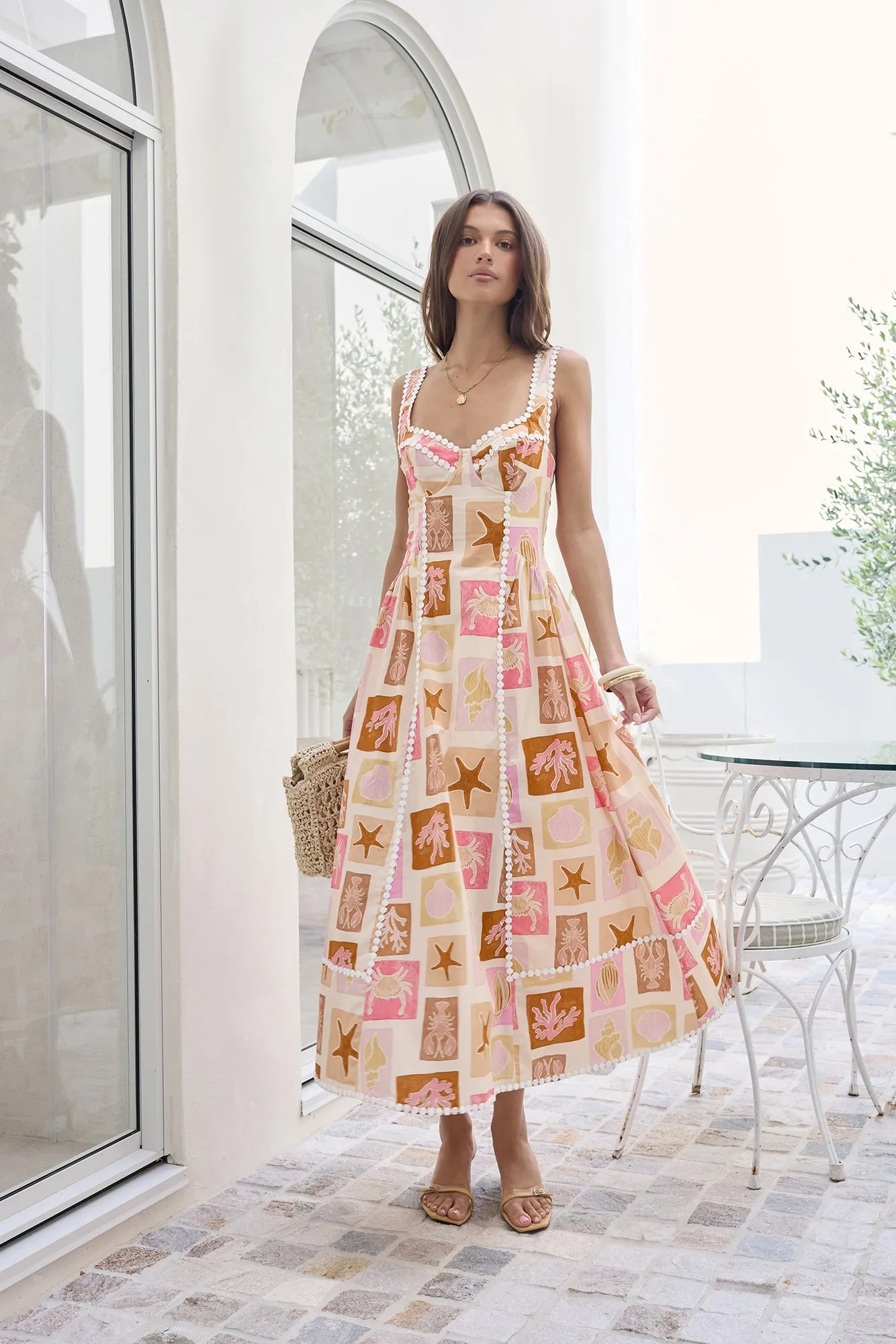 Posi Postcards Maxi Dress Print sold by Fortunate One product image thumbnail 5