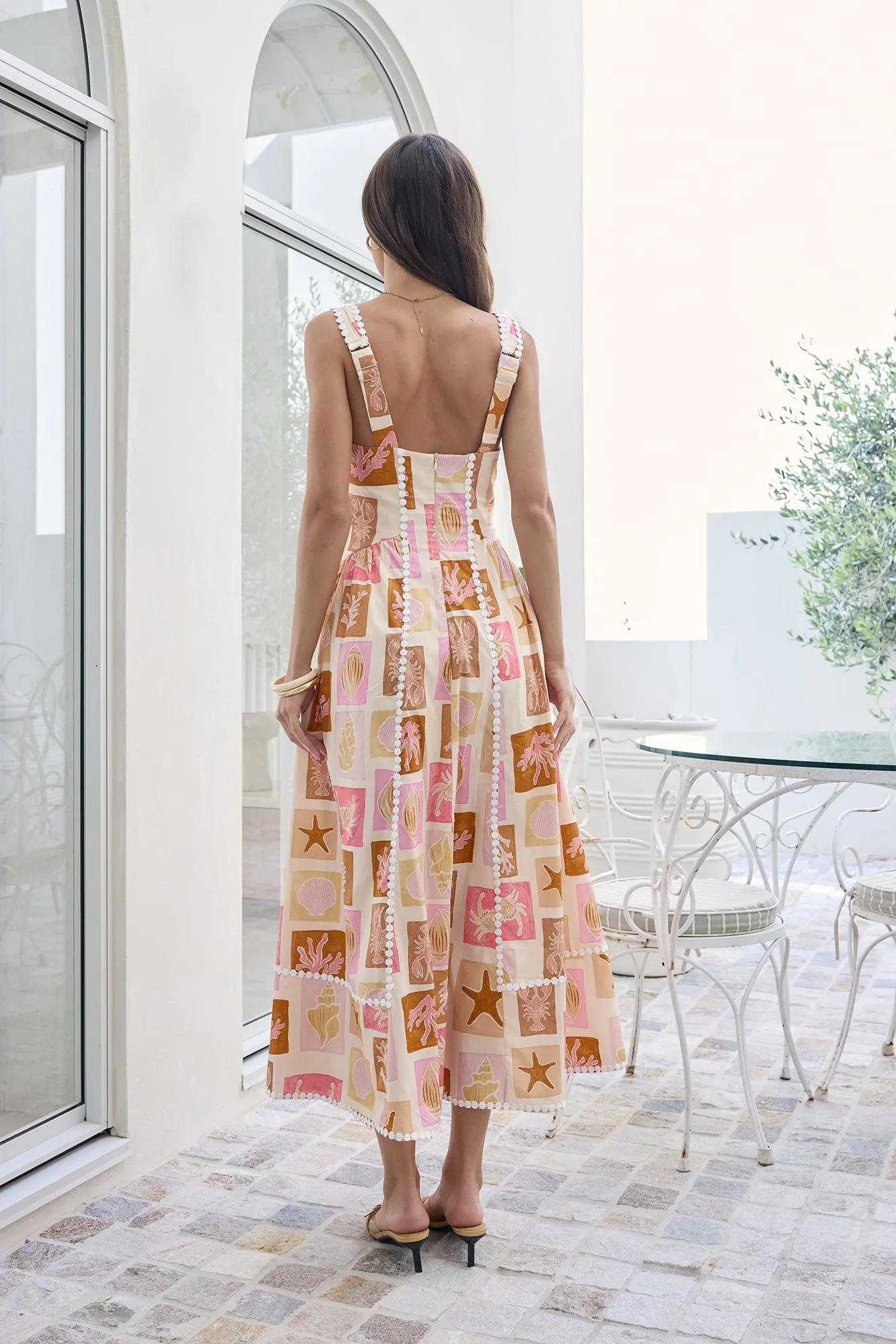 Posi Postcards Maxi Dress Print sold by Fortunate One product image thumbnail 2