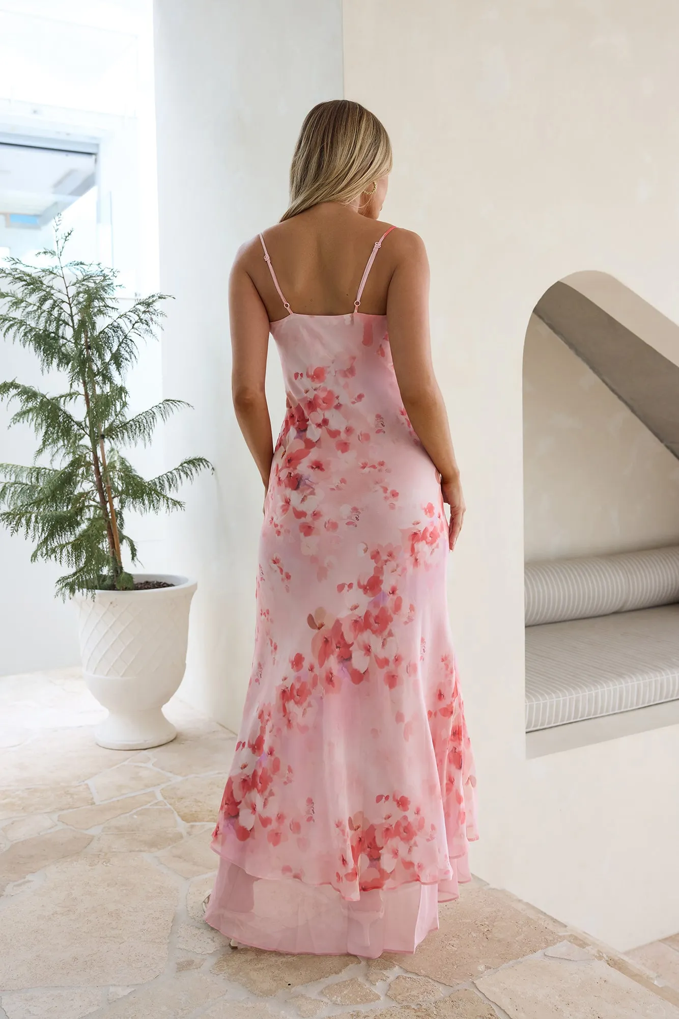 Orchid Whispers Maxi Dress Pink sold by Fortunate One product image thumbnail 2