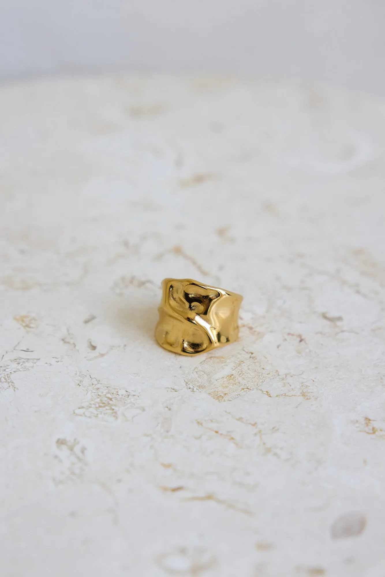 Waves Of The Soul Ring Gold sold by Fortunate One product image thumbnail 2