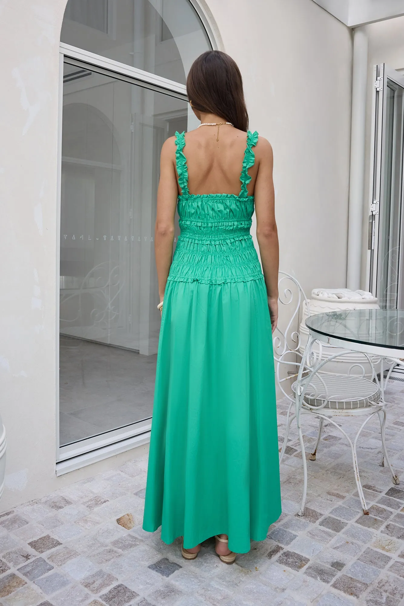One Way Ticket Maxi Dress Green sold by Fortunate One product image thumbnail 2