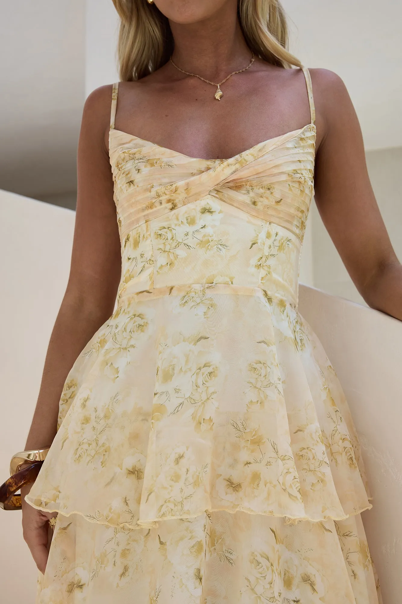 Shining Suns Maxi Dress Yellow sold by Fortunate One product image thumbnail 5