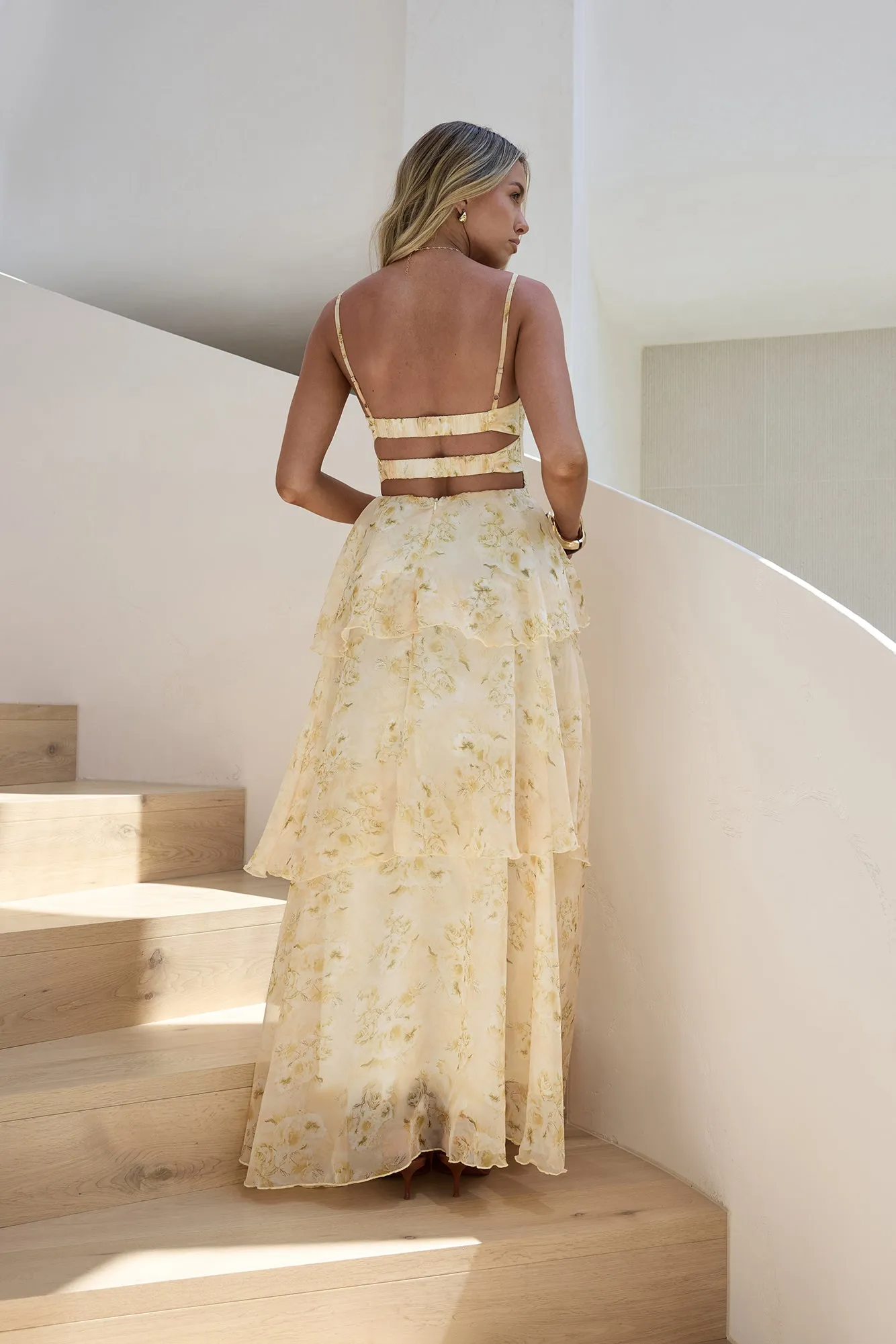 Shining Suns Maxi Dress Yellow sold by Fortunate One product image thumbnail 2