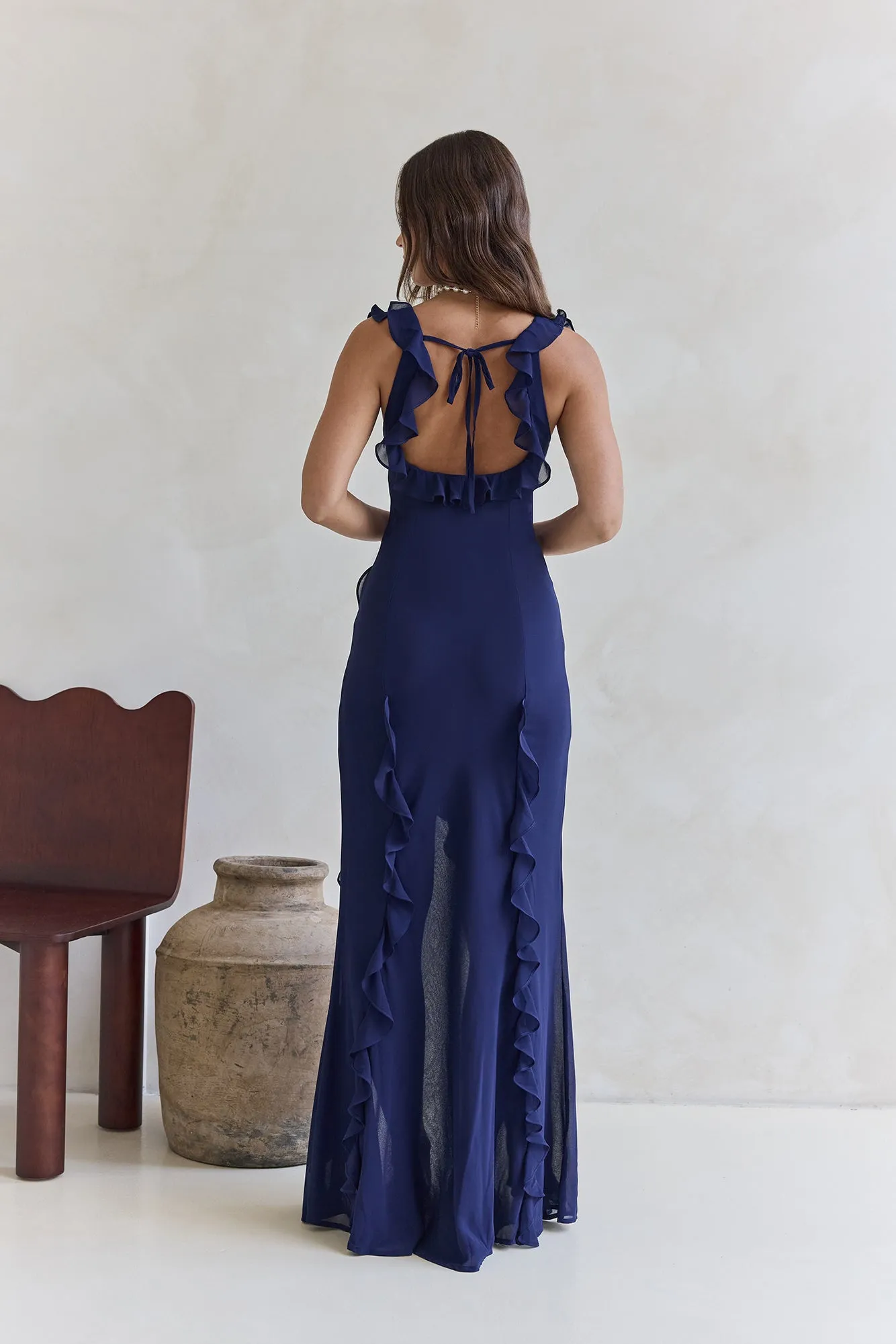 All Night Affair Maxi Dress Ink sold by Fortunate One product image thumbnail 2