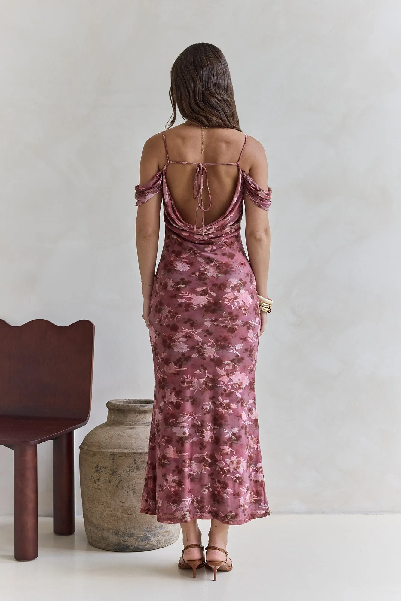 In The Night Maxi Dress Red sold by Fortunate One product image thumbnail 2