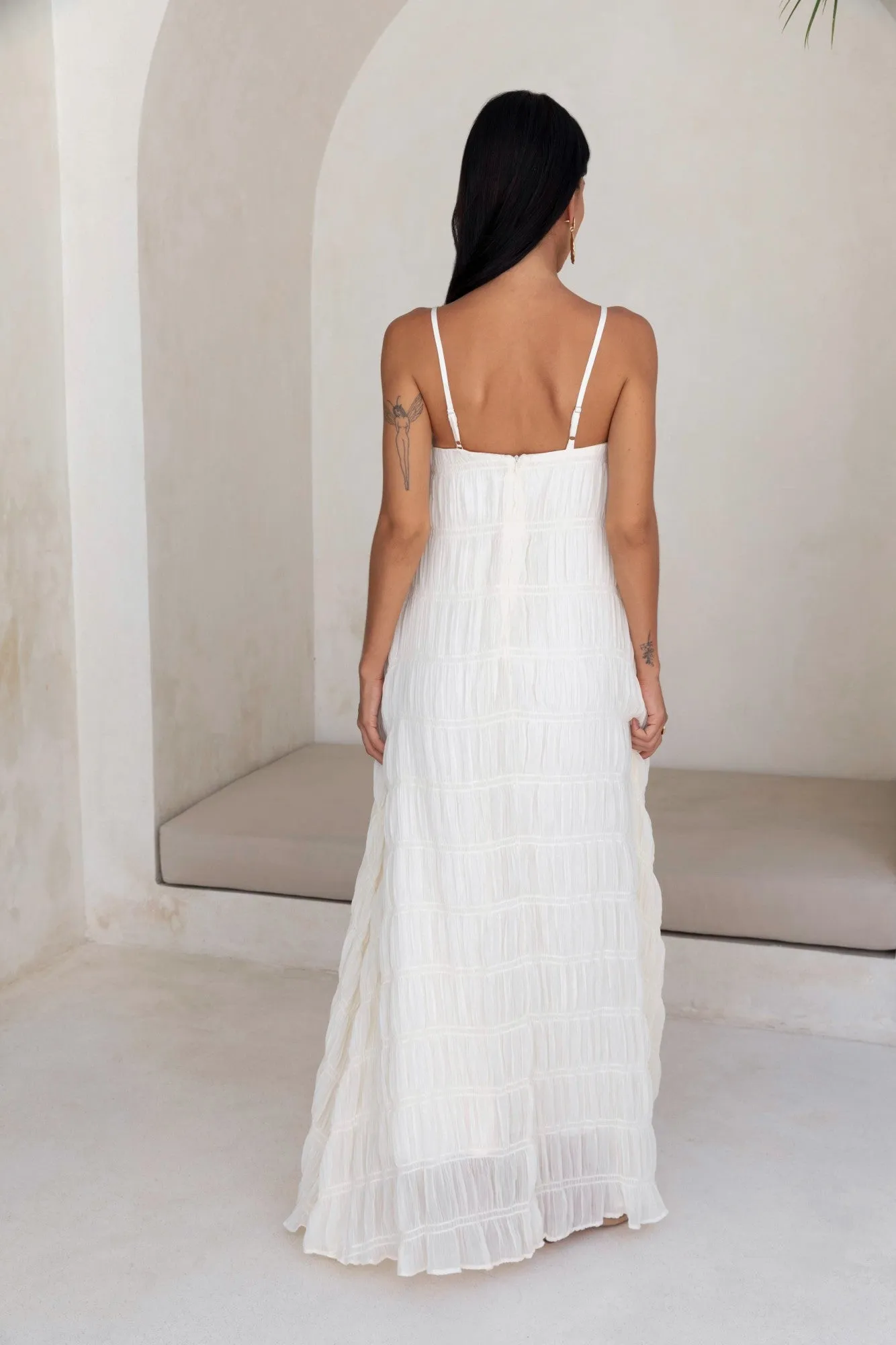 Louisiana Maxi Dress Shell sold by Fortunate One product image thumbnail 2