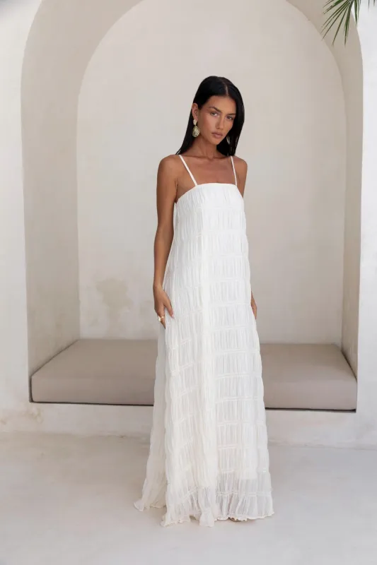 Louisiana Maxi Dress Shell made by Sndys