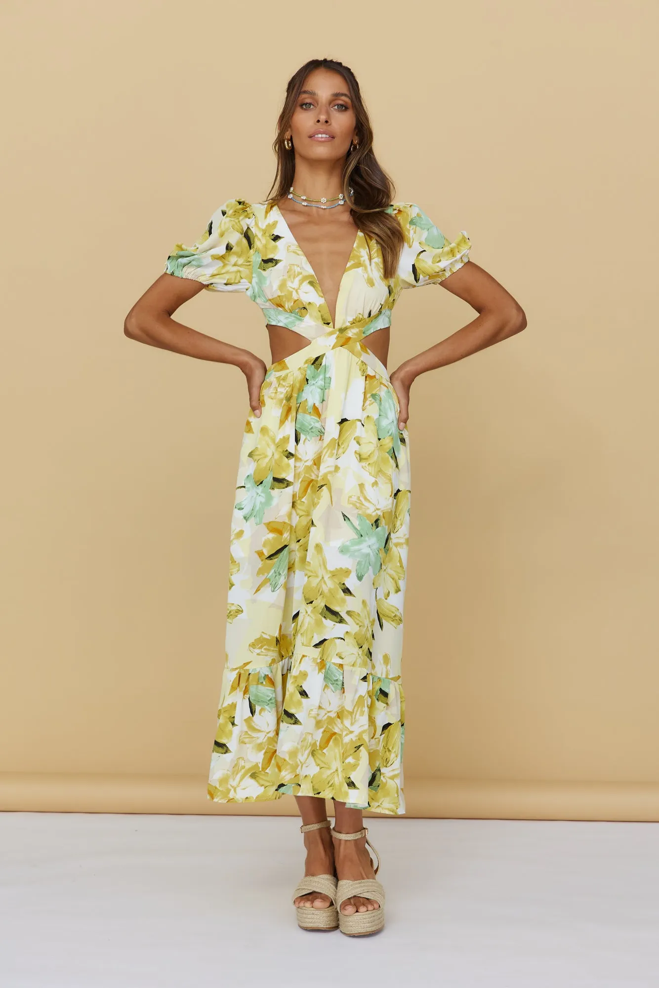 Midday Rays Maxi Dress sold by Fortunate One product image thumbnail 5