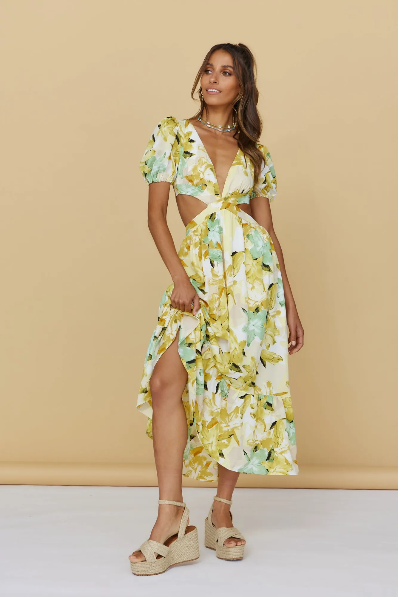 Midday Rays Maxi Dress sold by Fortunate One product image thumbnail 2