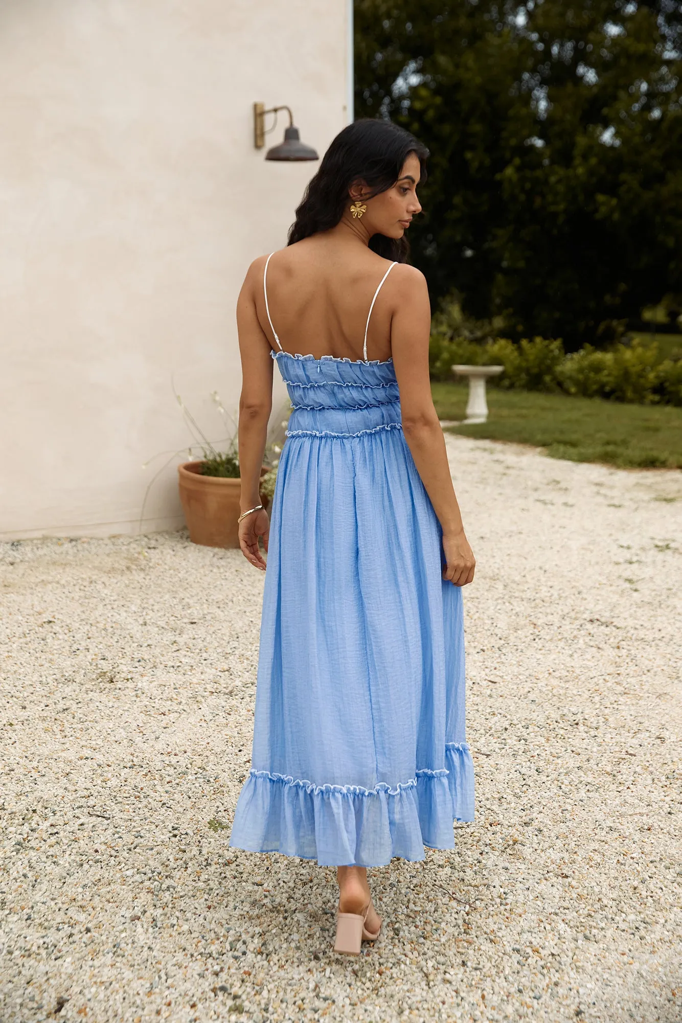 Understand It Maxi Dress Blue sold by Fortunate One product image thumbnail 2