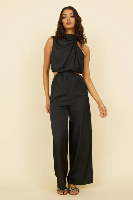 Song Of My Heart Jumpsuit Black sold by Fortunate One