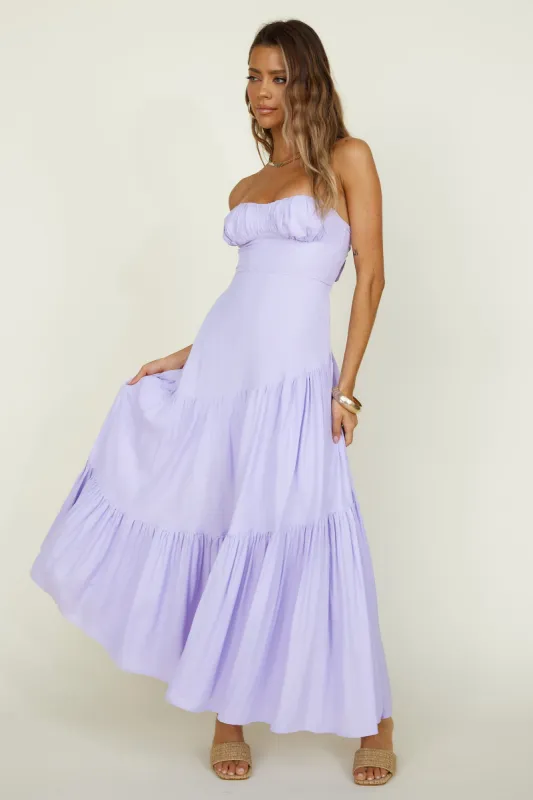 Sunrise View Maxi Dress Purple sold by Fortunate One