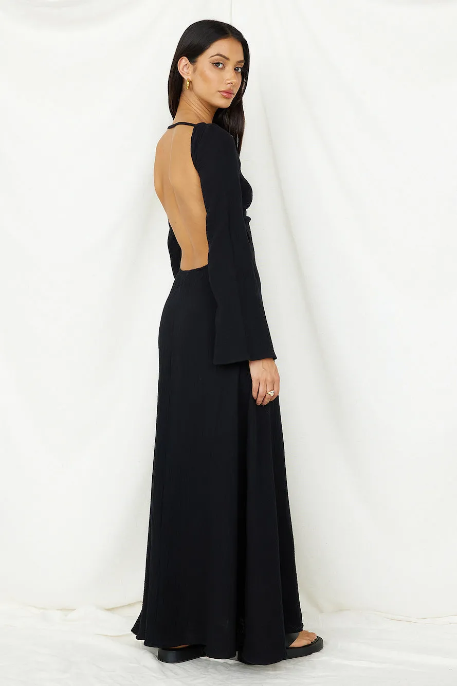 SNDYS Dahlia Maxi Dress Black sold by Fortunate One product image thumbnail 5