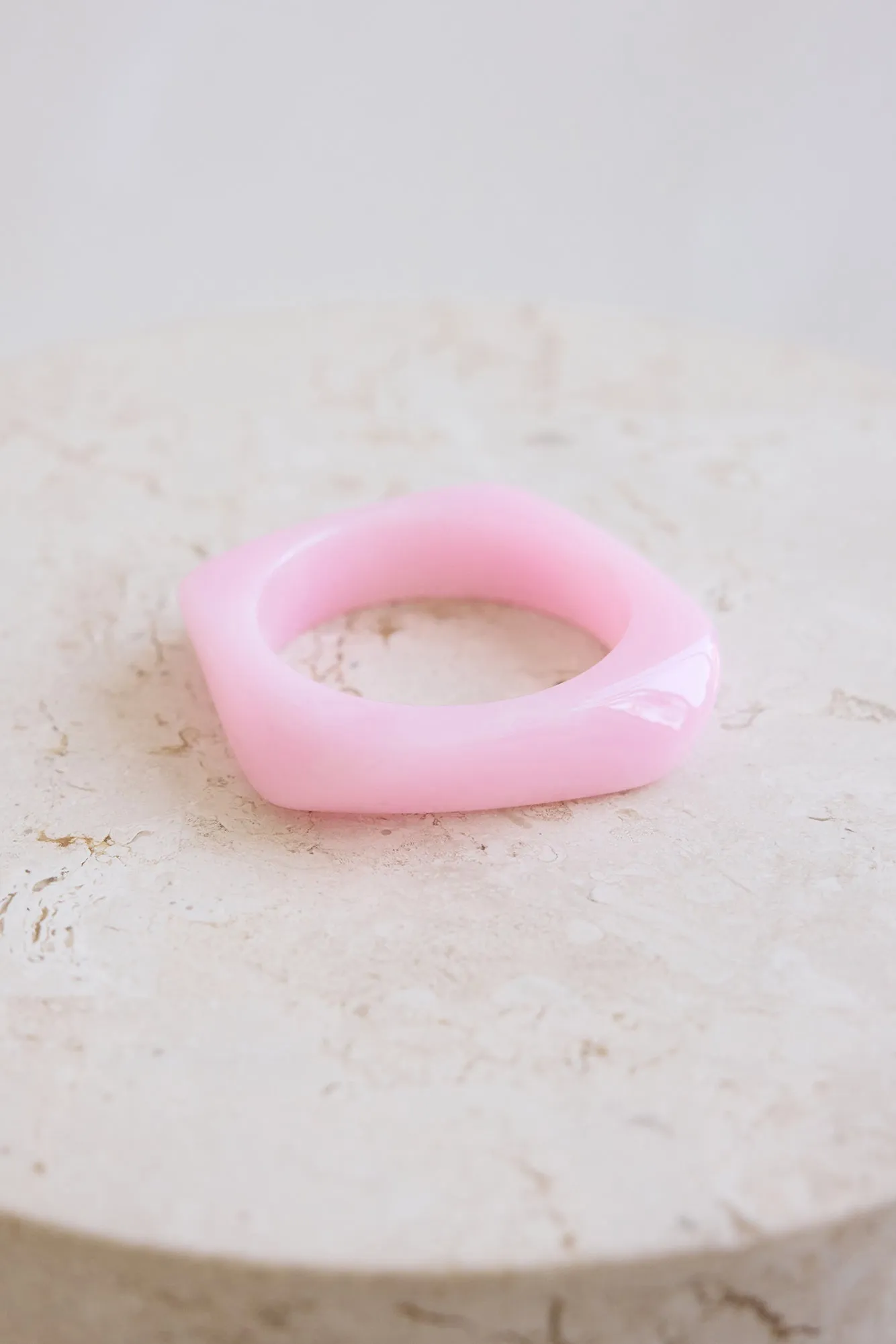 Soft Rose Bangle Light Pink sold by Fortunate One product image thumbnail 2