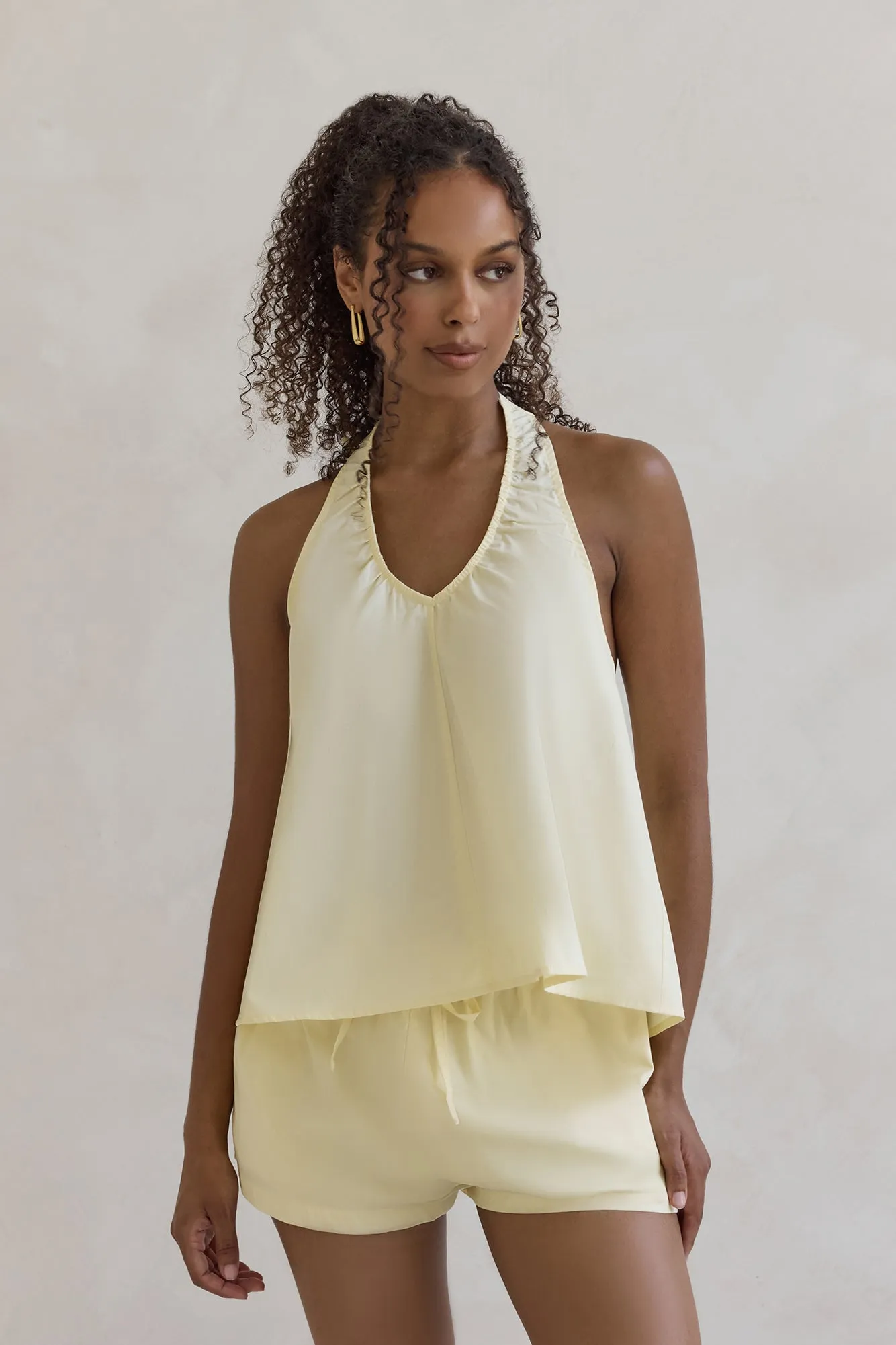 Evelyn Shorts Yellow sold by Fortunate One product image thumbnail 5