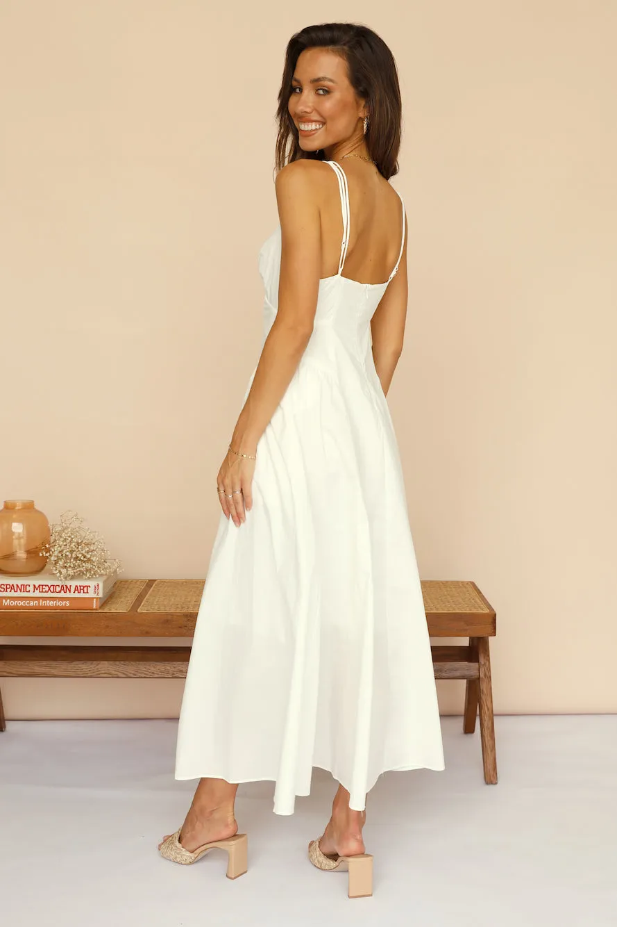 Clear View Maxi Dress White sold by Fortunate One product image thumbnail 5
