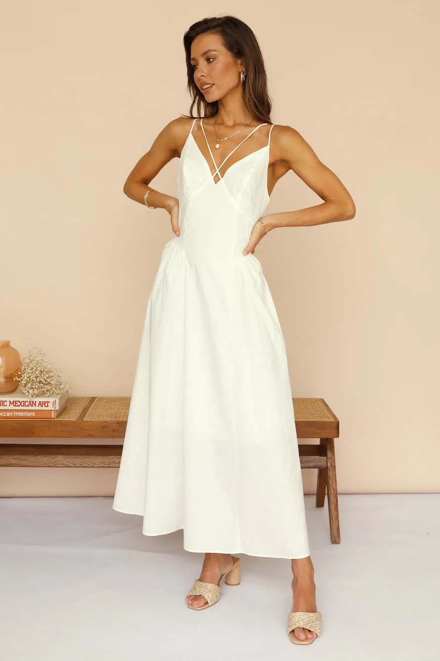 Clear View Maxi Dress White sold by Fortunate One product image thumbnail 2