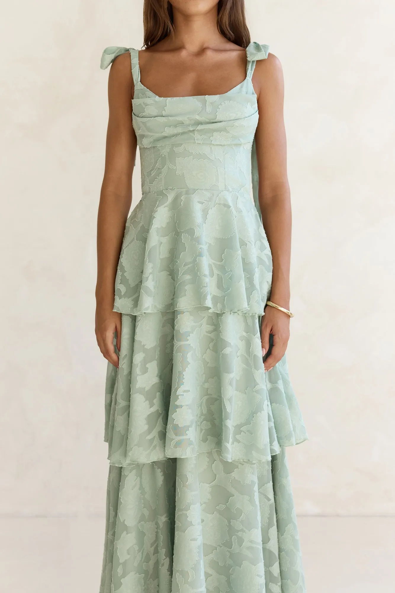 Meadow Of Dreams Maxi Dress Sage sold by Fortunate One product image thumbnail 5