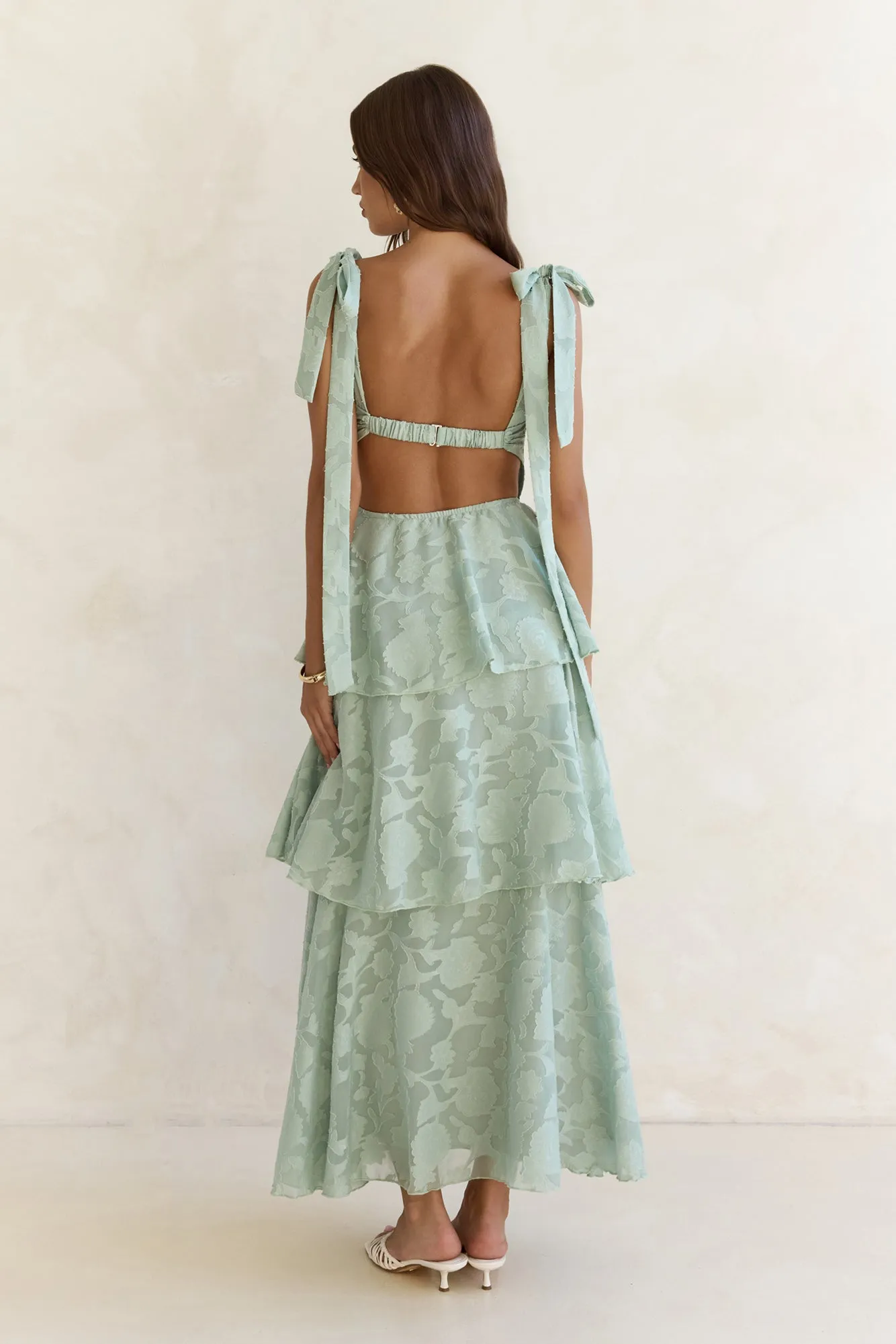 Meadow Of Dreams Maxi Dress Sage sold by Fortunate One product image thumbnail 2