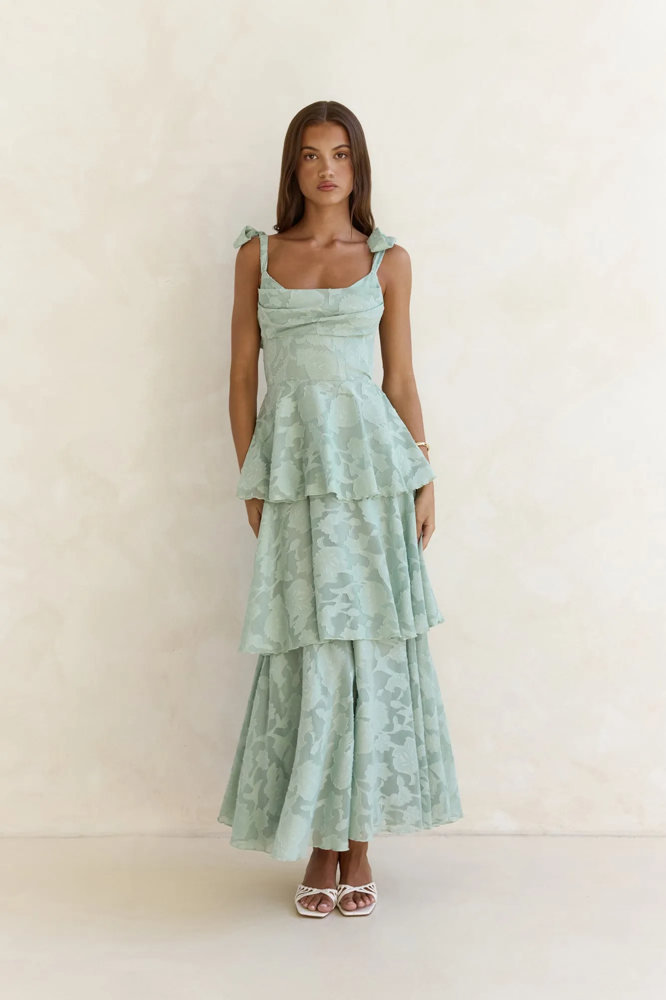 Meadow Of Dreams Maxi Dress Sage sold by Fortunate One product image thumbnail 3