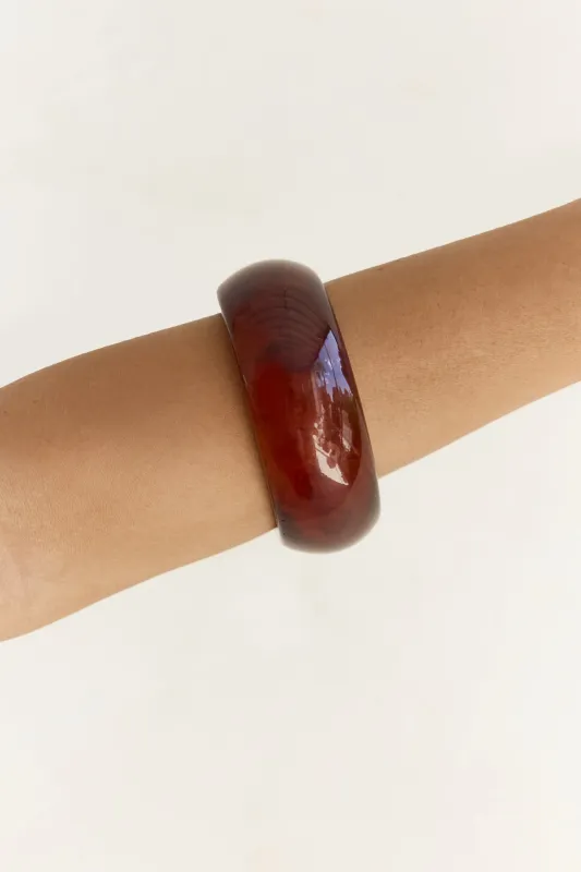 Sea Coral Bangle Tortoiseshell made by Hello Molly