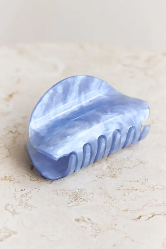 Wave To Earth Hair Claw Blue made by Hello Molly