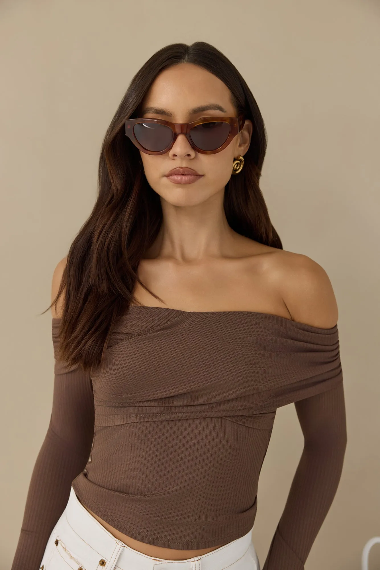 BANBÉ The Carla Sunglasses Honey Tort Auburn sold by Fortunate One product image thumbnail 4