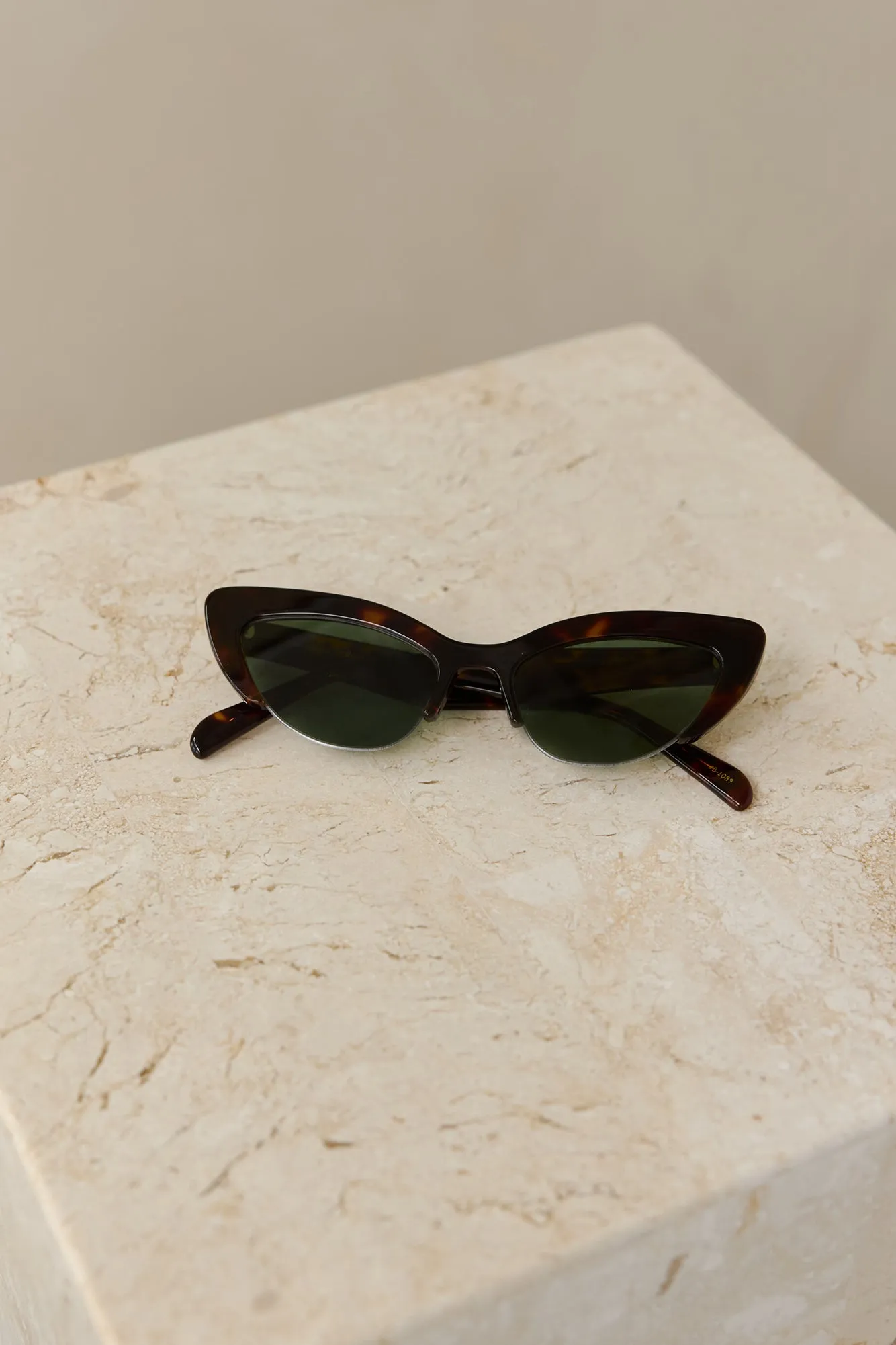 BANBÉ The Ambrosio Sunglasses Havana Green sold by Fortunate One product image thumbnail 5