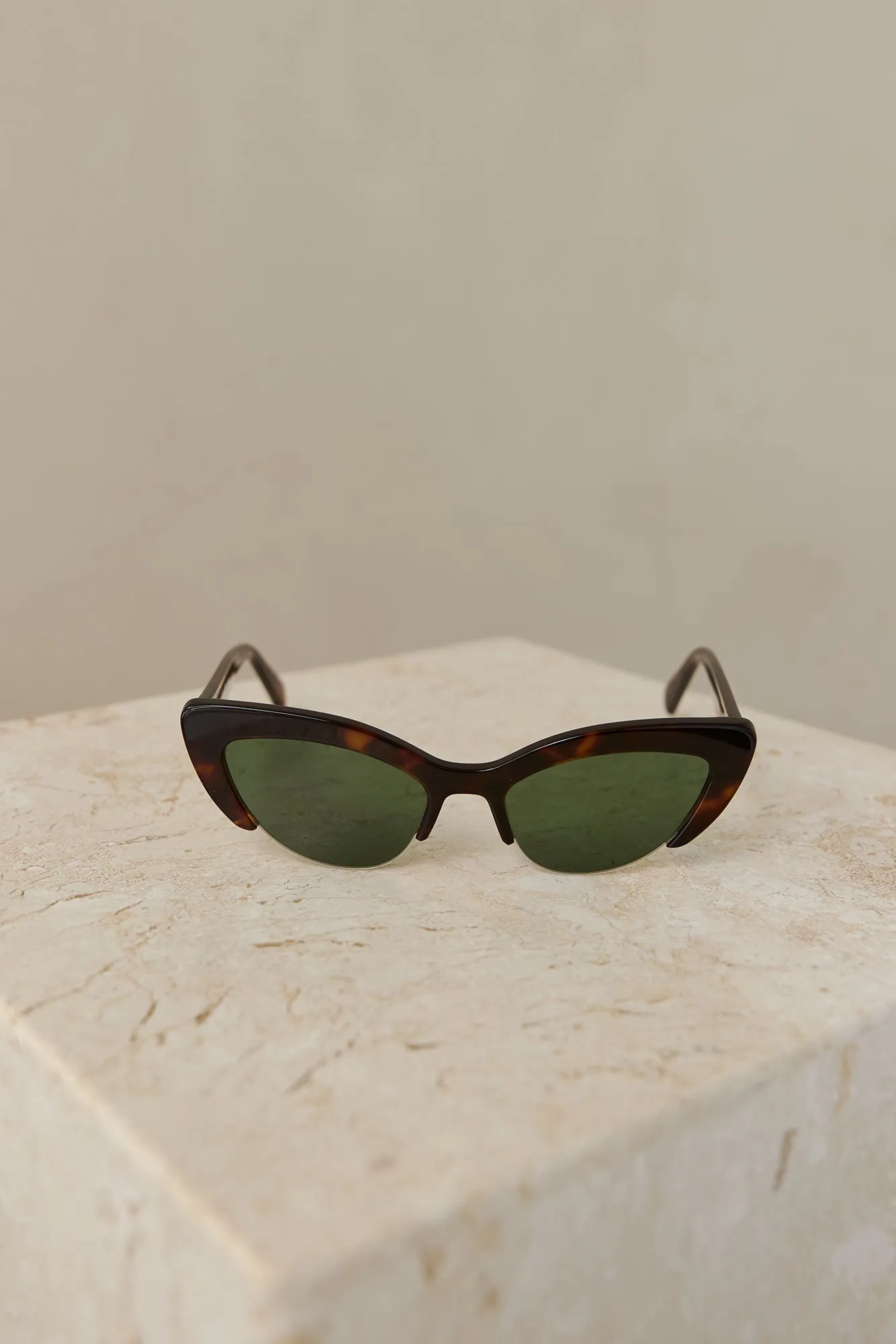BANBÉ The Ambrosio Sunglasses Havana Green sold by Fortunate One product image thumbnail 2