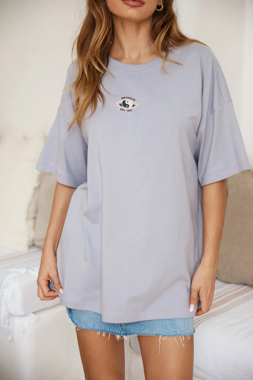 WRANGLER Visions Boxy Slouch Tee Dirty Purple sold by Fortunate One product image thumbnail 3