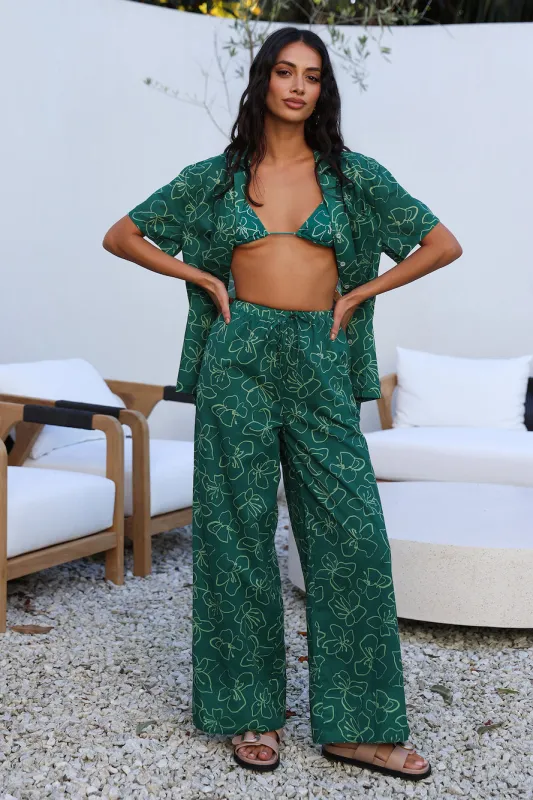 CHARLIE HOLIDAY Addison Pant Relaxed Floral made by Fortunate One