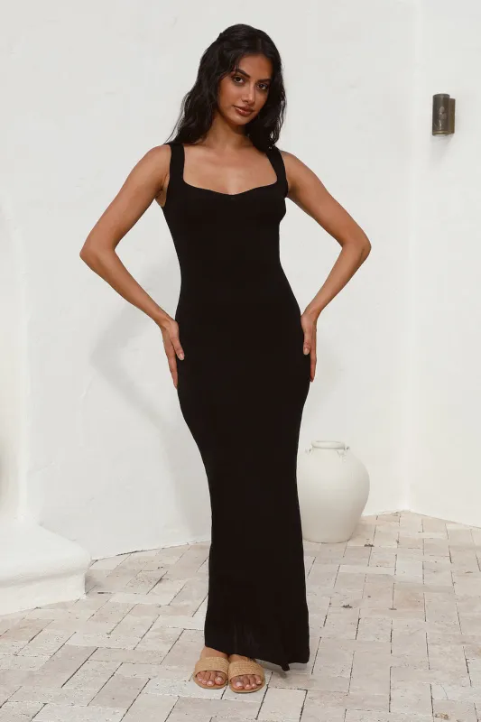 SNDYS Layla Maxi Dress Black made by Sndys