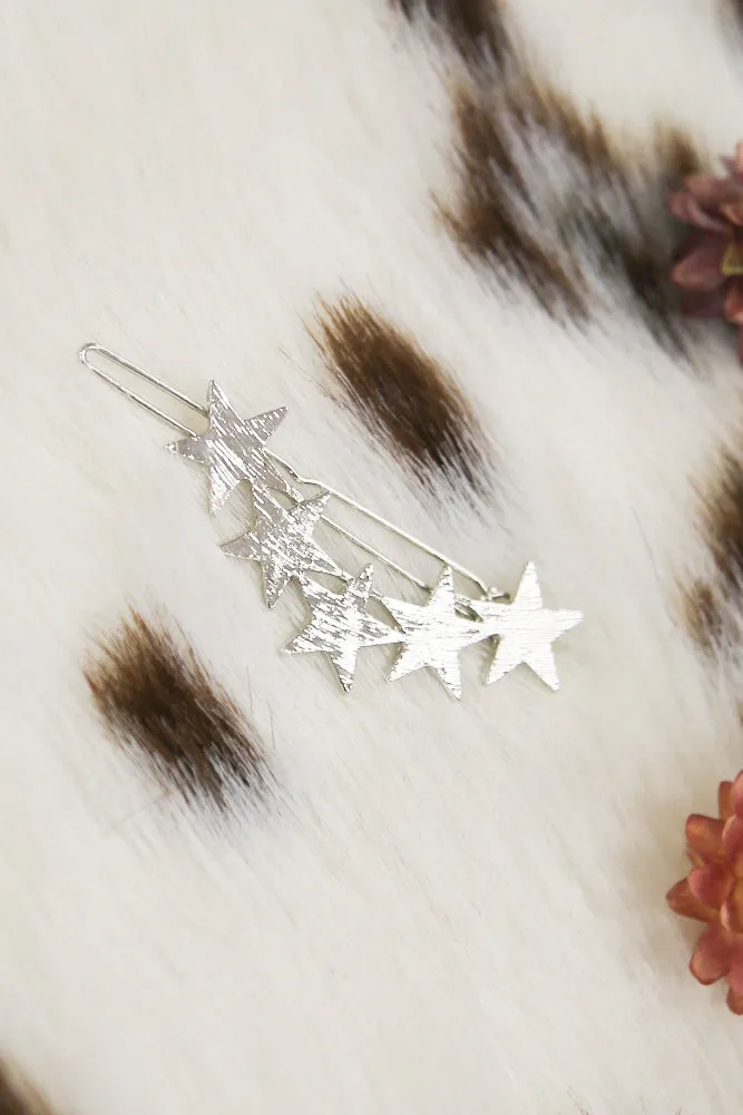 Caught In The Constellation Hair Clip Silver sold by Fortunate One