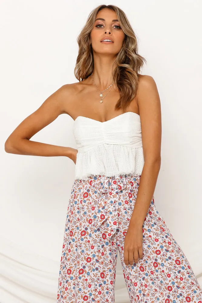 Cavo Paradiso Crop Top White sold by Fortunate One product image thumbnail 3