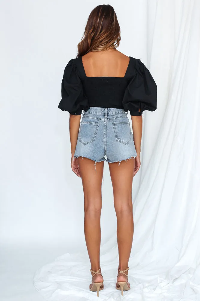 Parisienne Crop Top Black sold by Fortunate One product image thumbnail 4