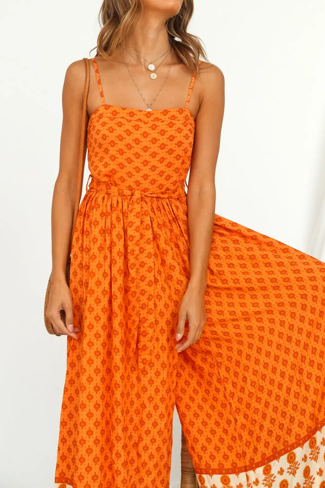 Grateful Jumpsuit Orange sold by Fortunate One product image thumbnail 5