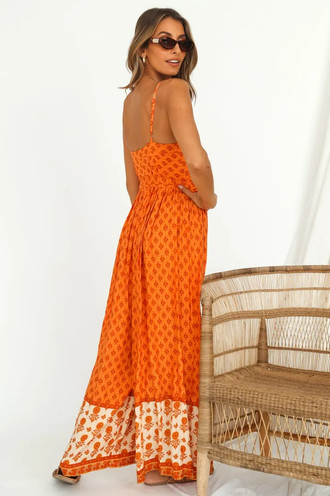 Grateful Jumpsuit Orange sold by Fortunate One product image thumbnail 4