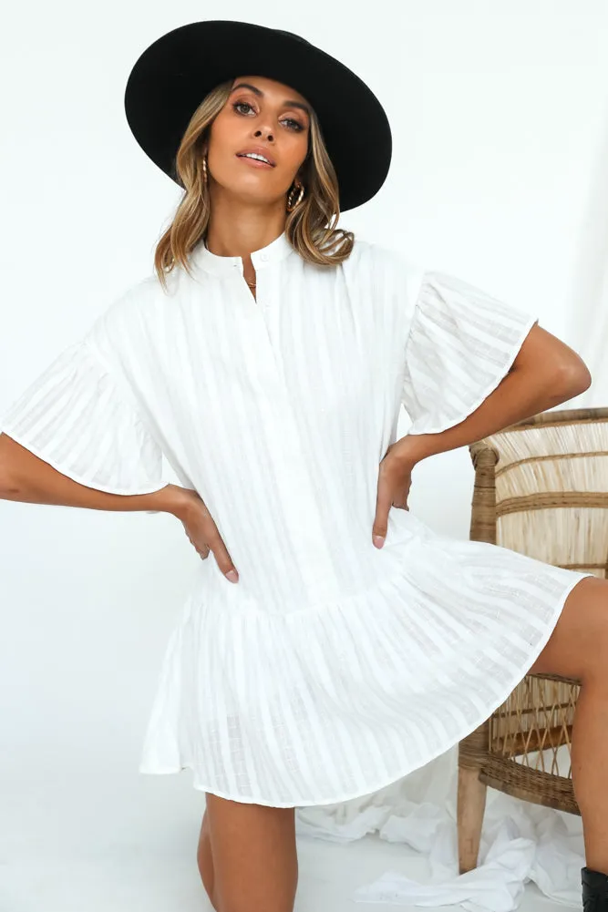 Ariana Dress White sold by Fortunate One product image thumbnail 4