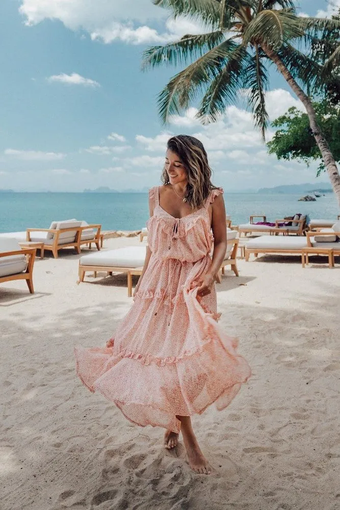 Beatrice Maxi Dress Red sold by Fortunate One product image thumbnail 2