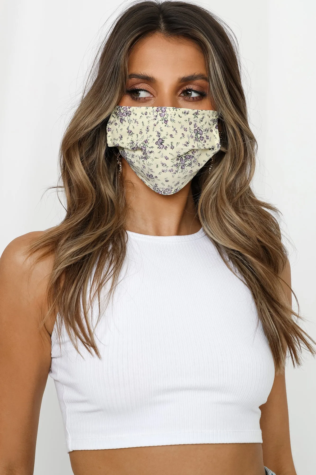 Pick The Flowers Face Mask sold by Fortunate One product image thumbnail 2