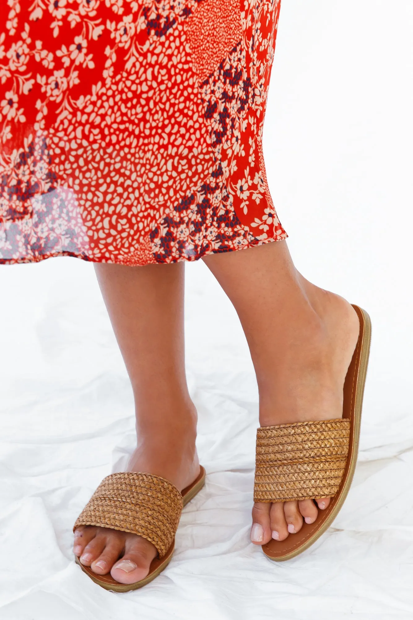 VERALI Talby Slide Tan Weave sold by Fortunate One product image thumbnail 2