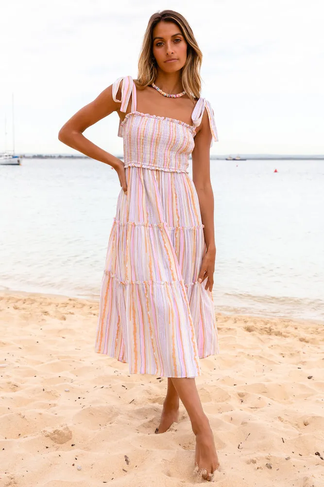 Miriona Midi Dress sold by Fortunate One product image thumbnail 4
