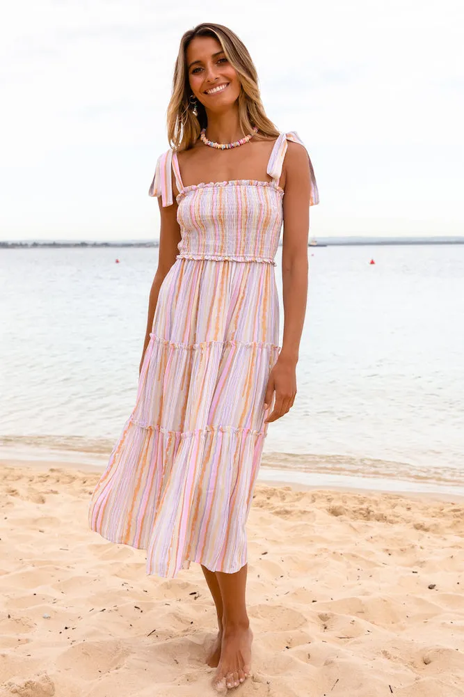 Miriona Midi Dress sold by Fortunate One product image thumbnail 3
