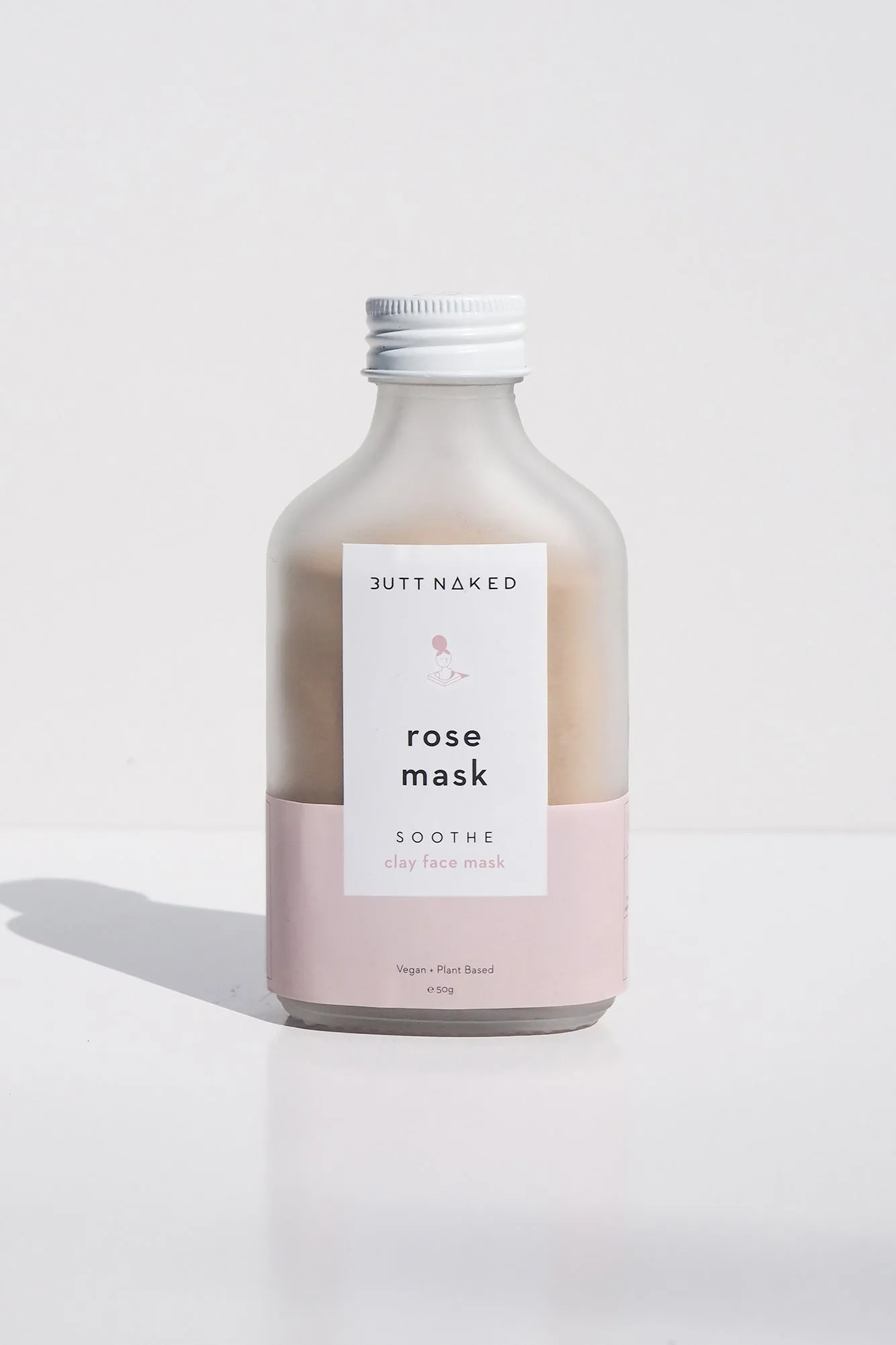 BUTT NAKED Rose Pink Clay Face Mask 50g sold by Fortunate One product image thumbnail 2