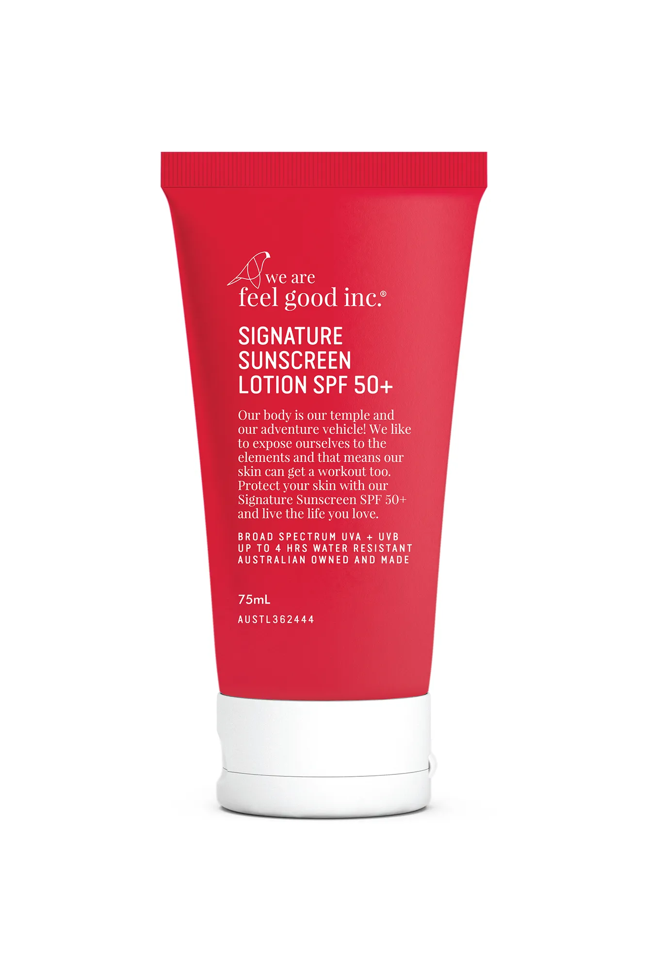 WE ARE FEEL GOOD INC Signature Sunscreen SPF 50+ 75ml sold by Fortunate One