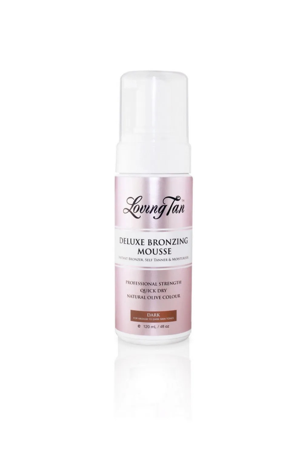 LOVING TAN Deluxe Bronzing Mousse Dark 120mL sold by Fortunate One