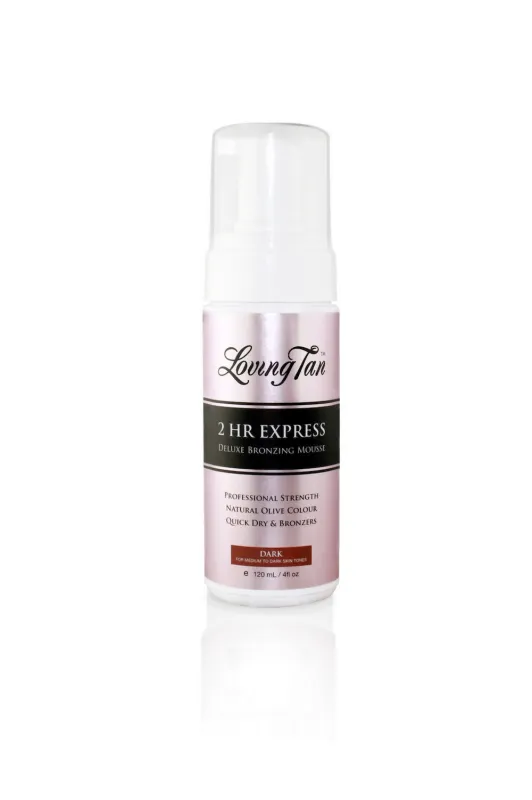 LOVING TAN 2 HR Express Mousse Dark 120mL made by Fortunate One