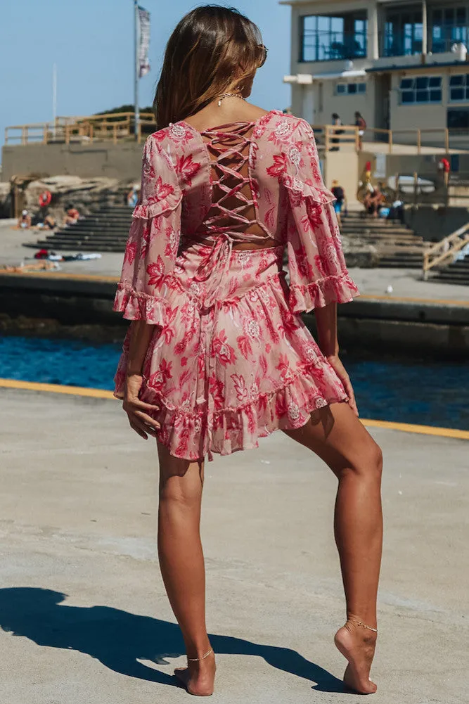 Azealia Dress Pink sold by Fortunate One product image thumbnail 5