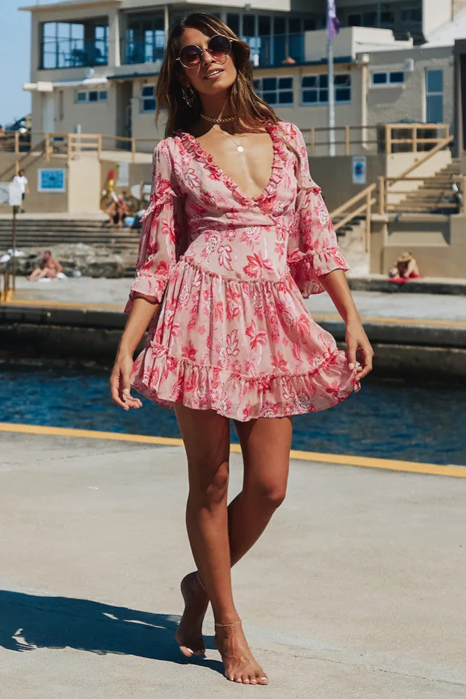 Azealia Dress Pink sold by Fortunate One product image thumbnail 3